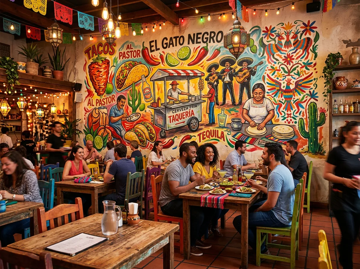 Restaurants wall print